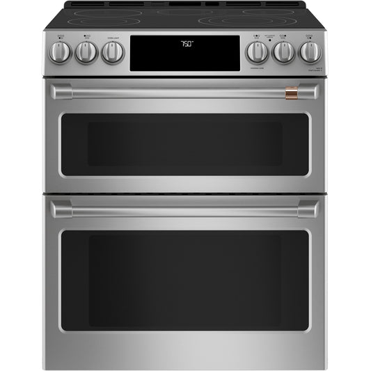  Café 30-inch Slide-in Electric Range with Convection CES750P2MS1 IMAGE 1