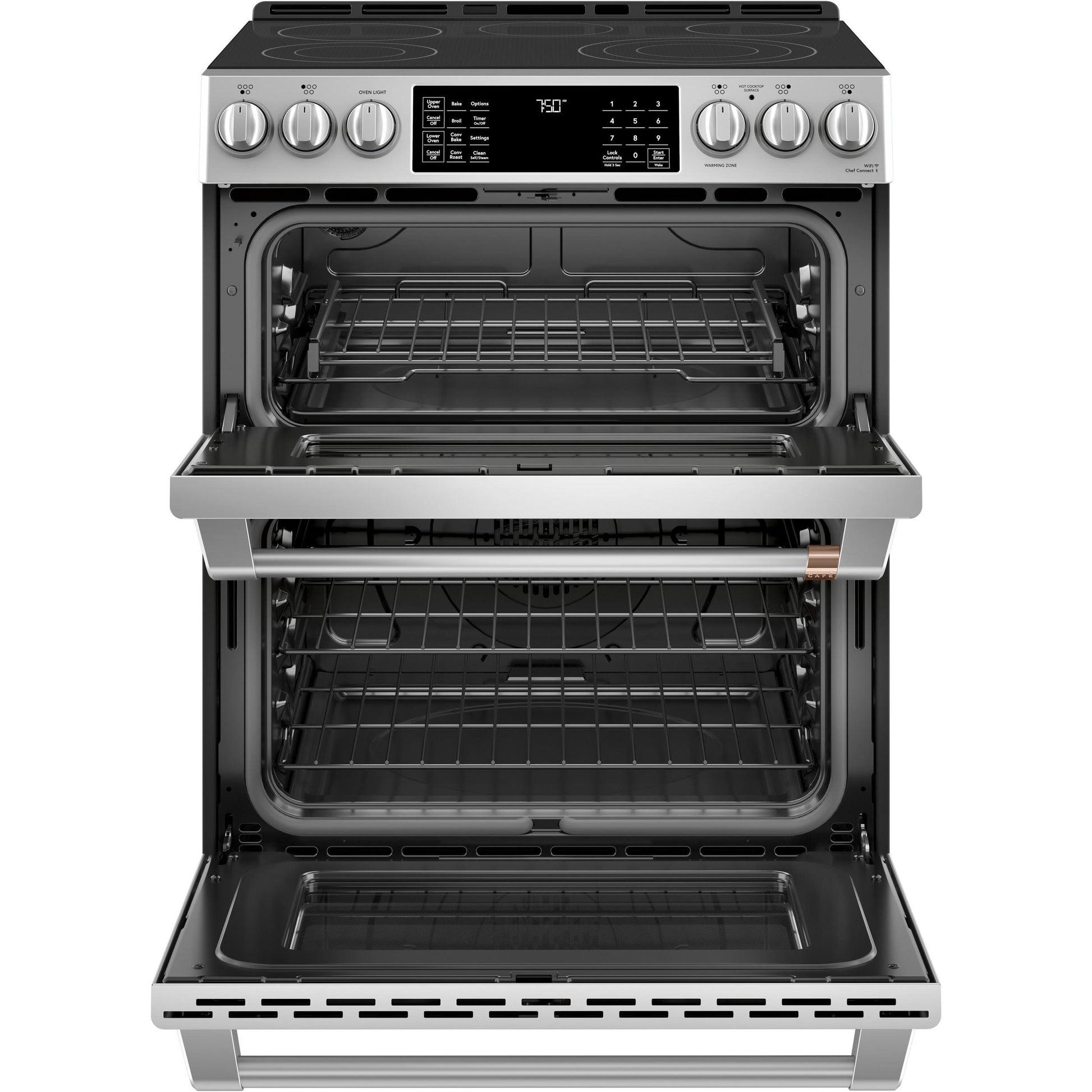 Café 30-inch Slide-in Electric Range with Convection CES750P2MS1 IMAGE 4