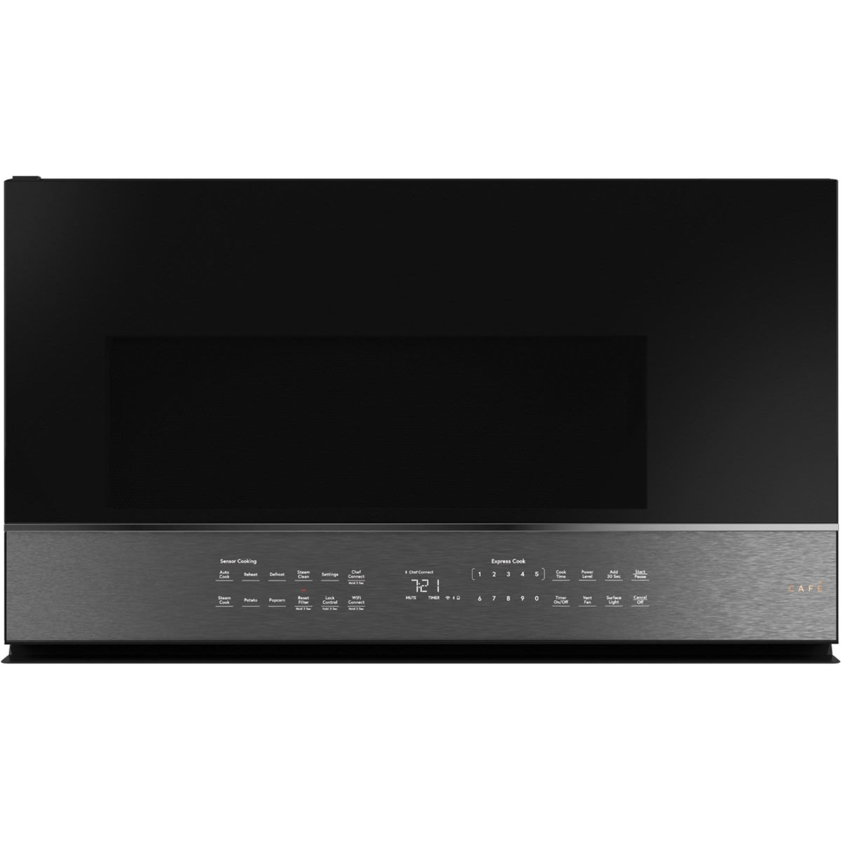  Café 30-inch, 2.1 cu.ft. Over-the-Range Microwave Oven CVM721M2NS5 IMAGE 1