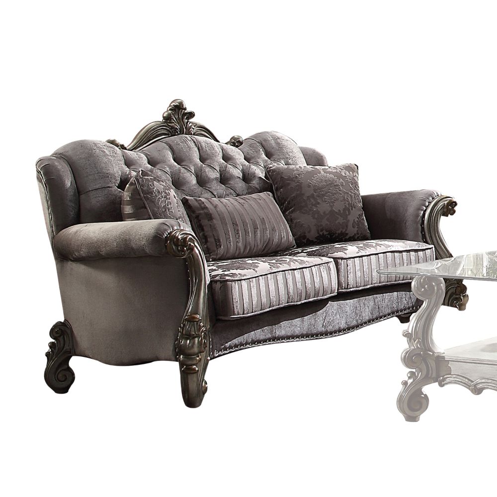Loveseat Versailles de 69" de largo con 3 almohadas