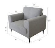 Silla Kyrene de 41" de ancho