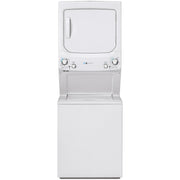  GE Stacked Washer/Dryer Gas Laundry Center GUD27GESNWW IMAGE 1
