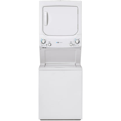  GE Stacked Washer/Dryer Gas Laundry Center GUD27GESNWW IMAGE 1