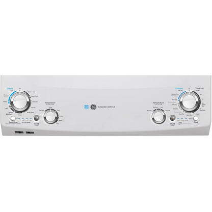  GE Stacked Washer/Dryer Gas Laundry Center GUD27GESNWW IMAGE 2