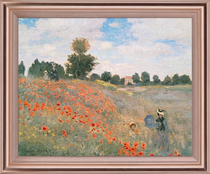 Wild Poppies, Near Argenteuil Por Claude Monet