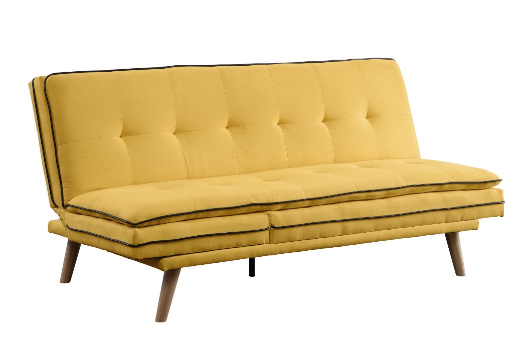 Sofá ajustable de lino Savilla de 183 cm de largo