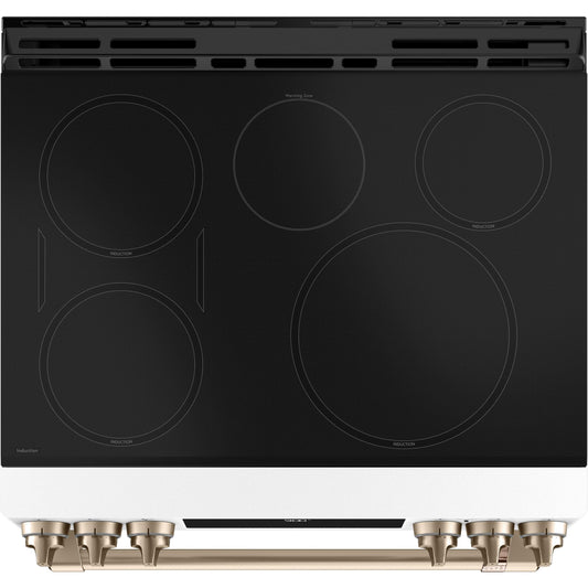  Café 30-inch Slide-in Induction Range with Warming Drawer CHS900P4MW2 IMAGE 2