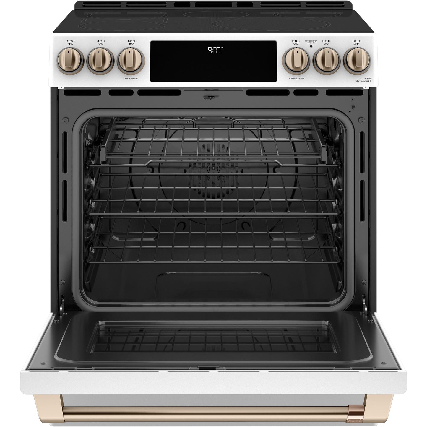 Café 30-inch Slide-in Induction Range with Warming Drawer CHS900P4MW2 IMAGE 3