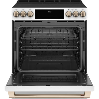  Café 30-inch Slide-in Induction Range with Warming Drawer CHS900P4MW2 IMAGE 3