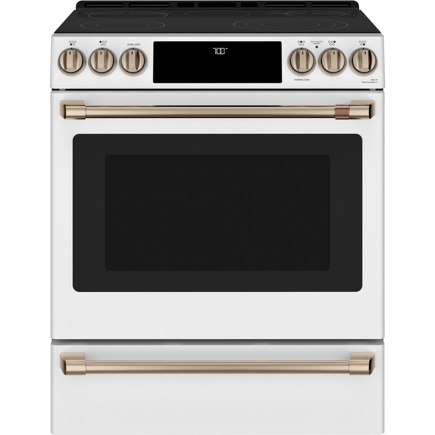  Café 30-inch Slide-in Electric Range with Warming Drawer CES700P4MW2 IMAGE 1