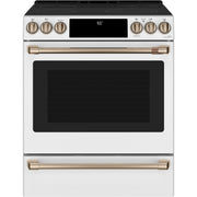  Café 30-inch Slide-in Electric Range with Warming Drawer CES700P4MW2 IMAGE 1