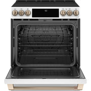  Café 30-inch Slide-in Electric Range with Warming Drawer CES700P4MW2 IMAGE 3