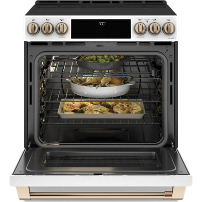  Café 30-inch Slide-in Electric Range with Warming Drawer CES700P4MW2 IMAGE 5