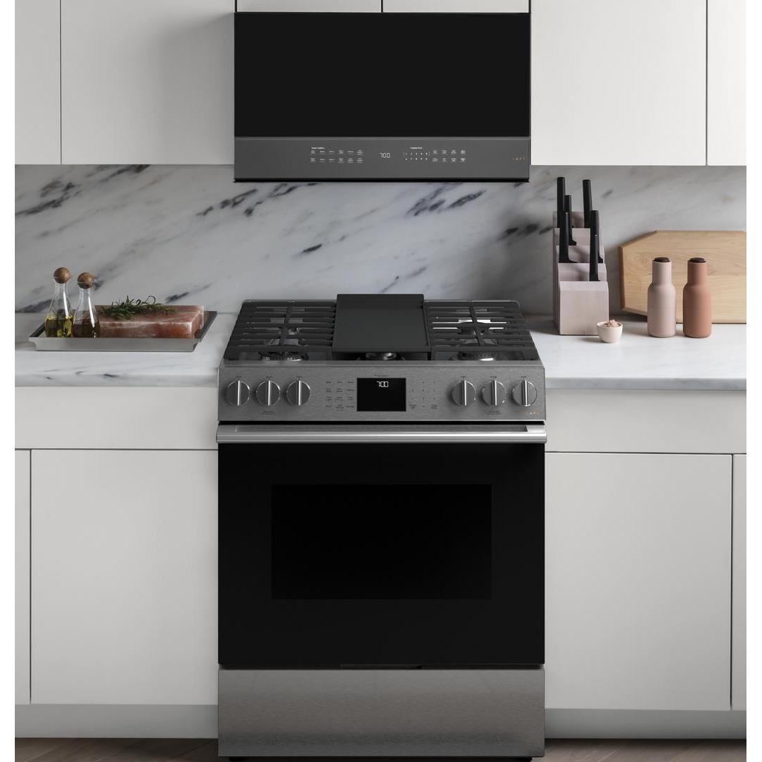  Café 30-inch Slide-in Gas Range with Convection Technology CGS700M2NS5 IMAGE 5