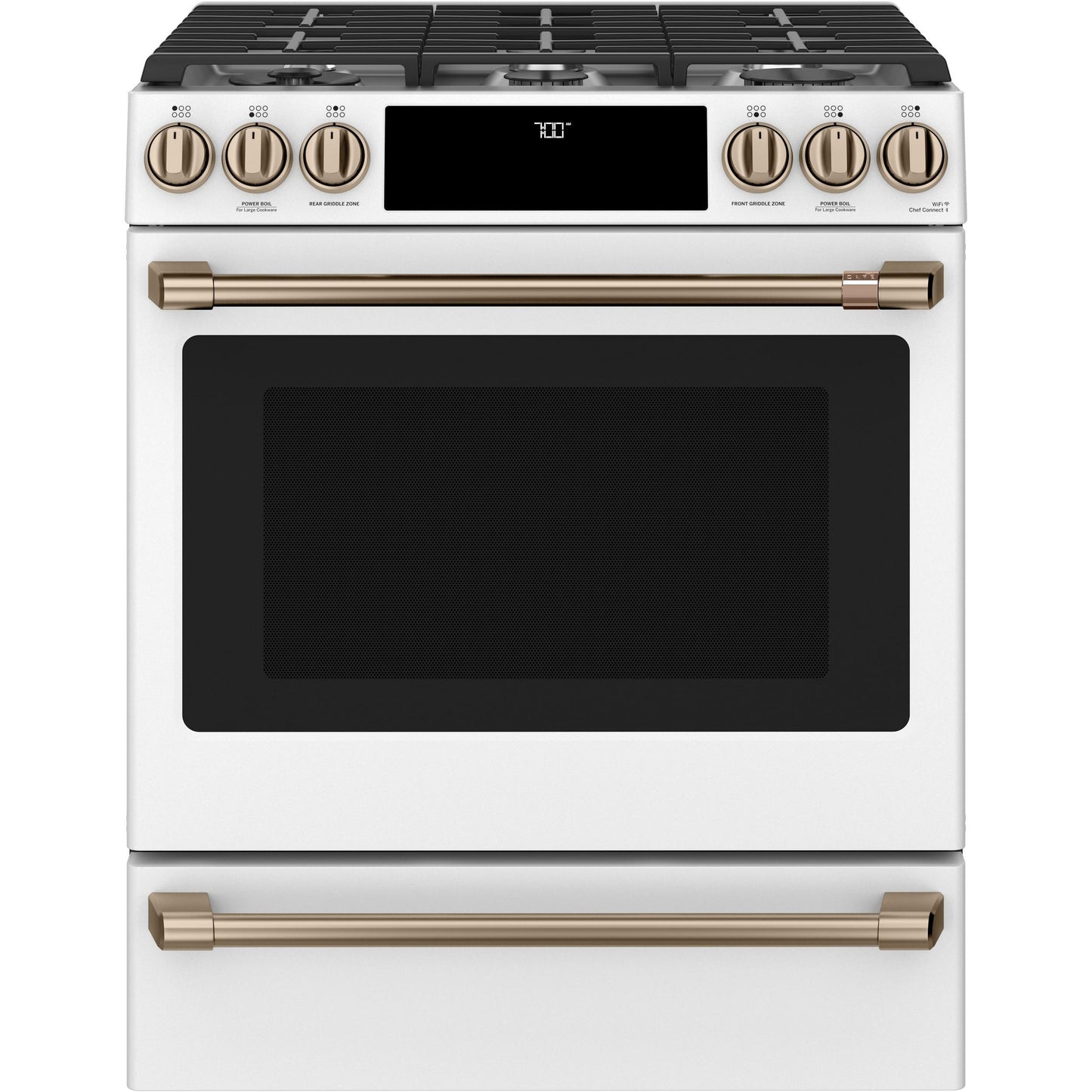  Café 30-inch Slide-in Gas Range with Convection Technology CGS700P4MW2 IMAGE 1