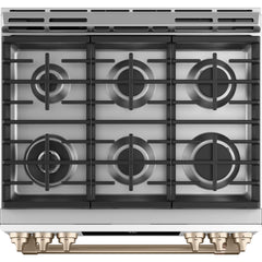  Café 30-inch Slide-in Gas Range with Convection Technology CGS700P4MW2 IMAGE 3