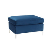 Jaszira Modular - Ottoman - Blue Velvet
