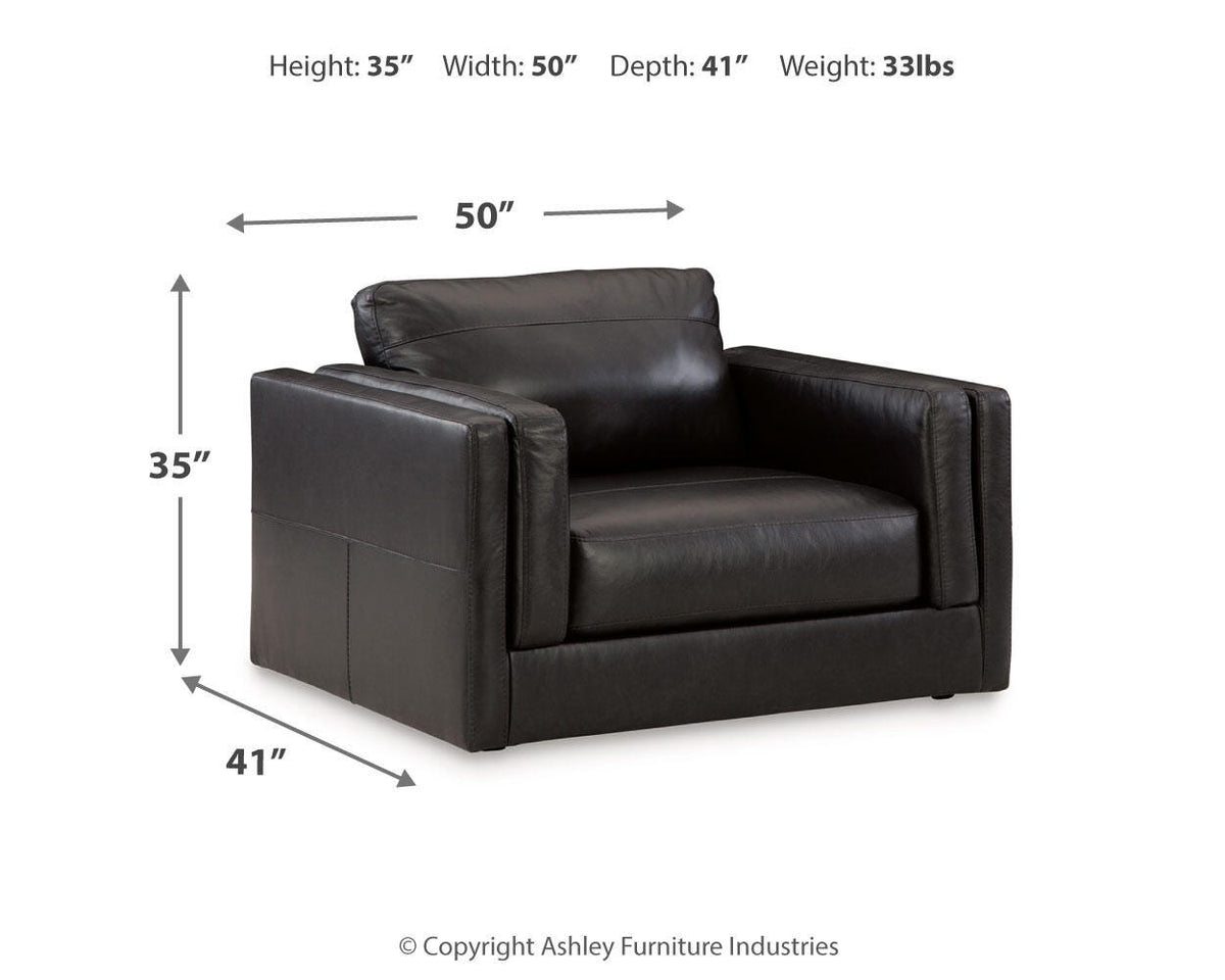 Amiata Chair and Ottoman