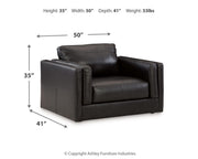 Amiata Chair and Ottoman