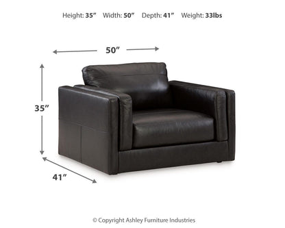 Amiata Chair and Ottoman
