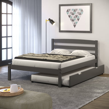 Econo Scandinavian Bed with Twin Trundle
