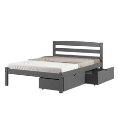 Econo Scandinavian Bed with Dual Underbed Drawers