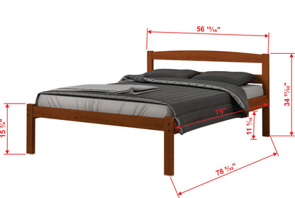 Econo Scandinavian Espresso Bed