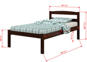 Econo Scandinavian Cappuccino Bed