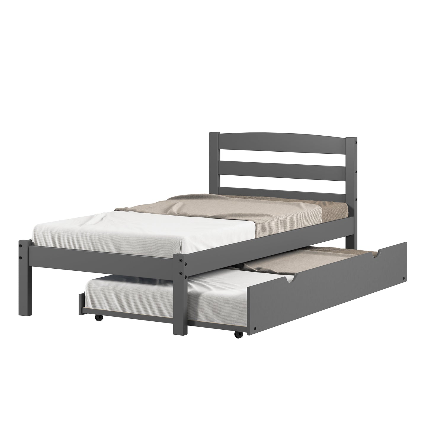 Econo Scandinavian Bed with Trundle