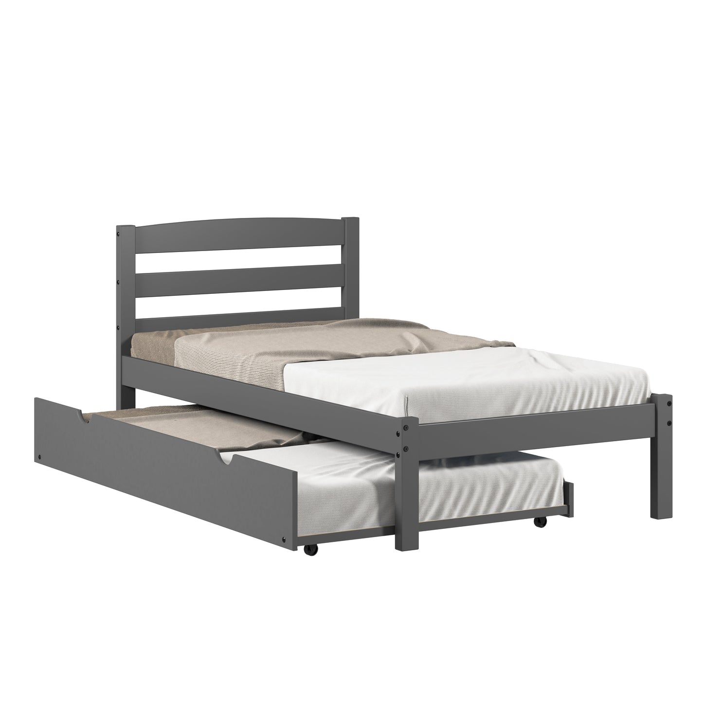 Econo Scandinavian Bed with Trundle
