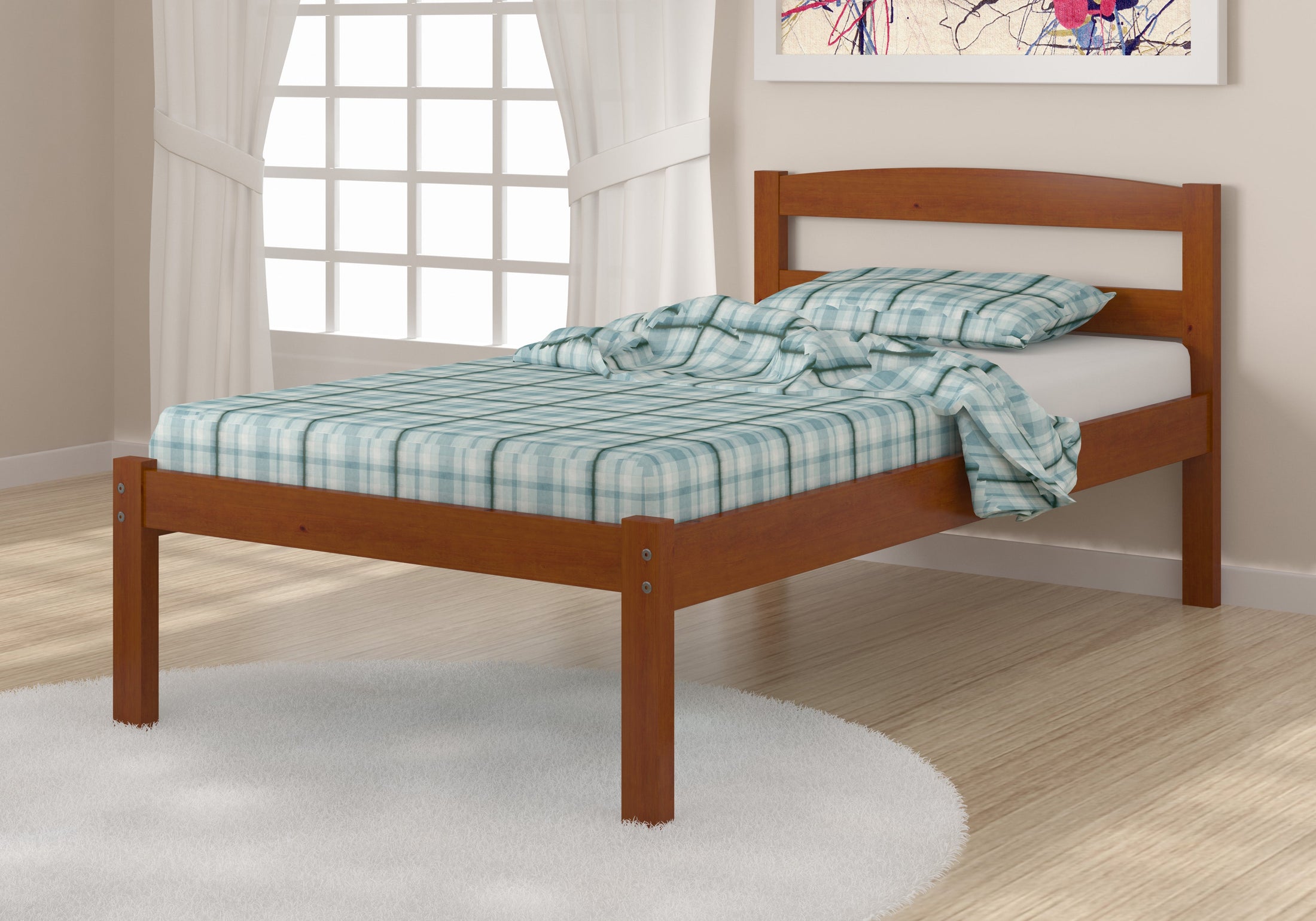 Econo Scandinavian Espresso Bed
