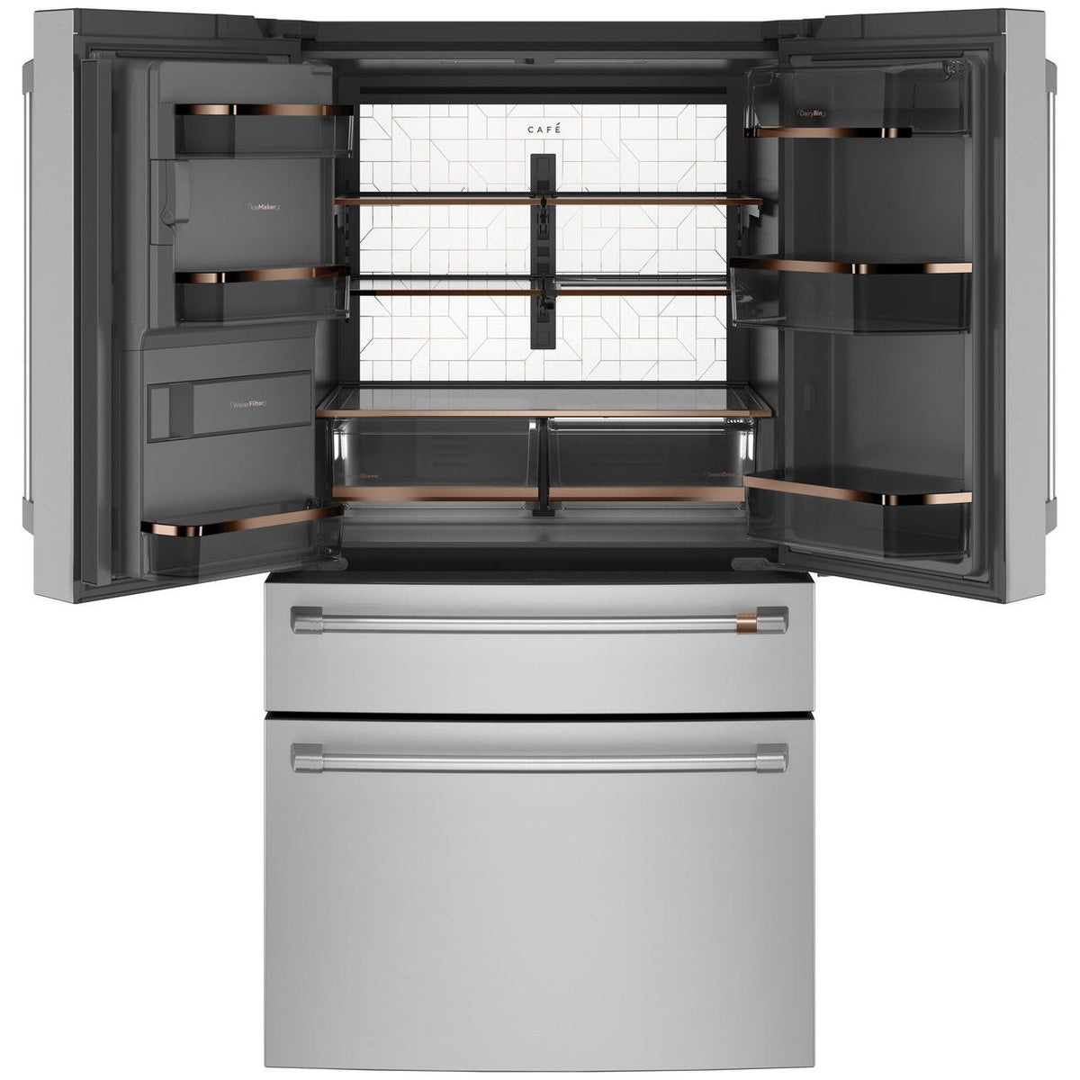  Café 36-inch 27.8 cu. ft. French 4-Door Refrigerator CVE28DP2NS1 IMAGE 2