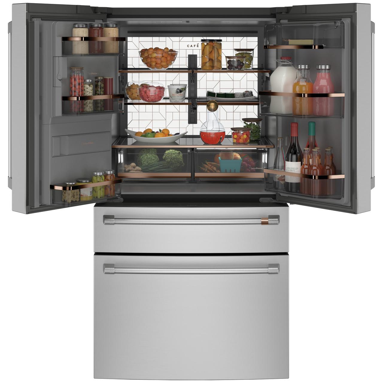  Café 36-inch 27.8 cu. ft. French 4-Door Refrigerator CVE28DP2NS1 IMAGE 3