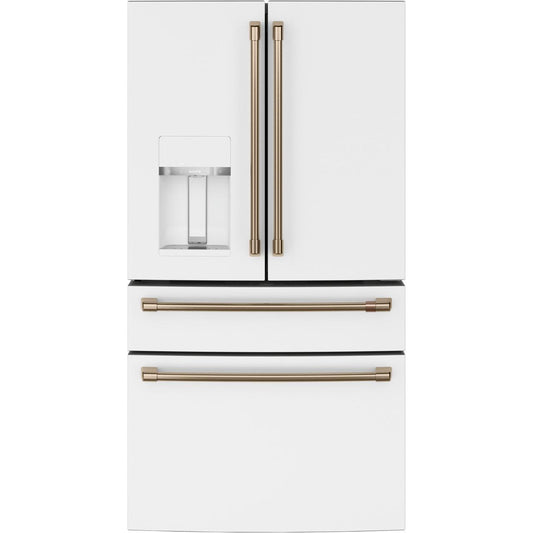 Café 36-inch 27.6 cu. ft. French 4-Door Refrigerator CVE28DP4NW2 IMAGE 1