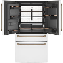  Café 36-inch 27.6 cu. ft. French 4-Door Refrigerator CVE28DP4NW2 IMAGE 2