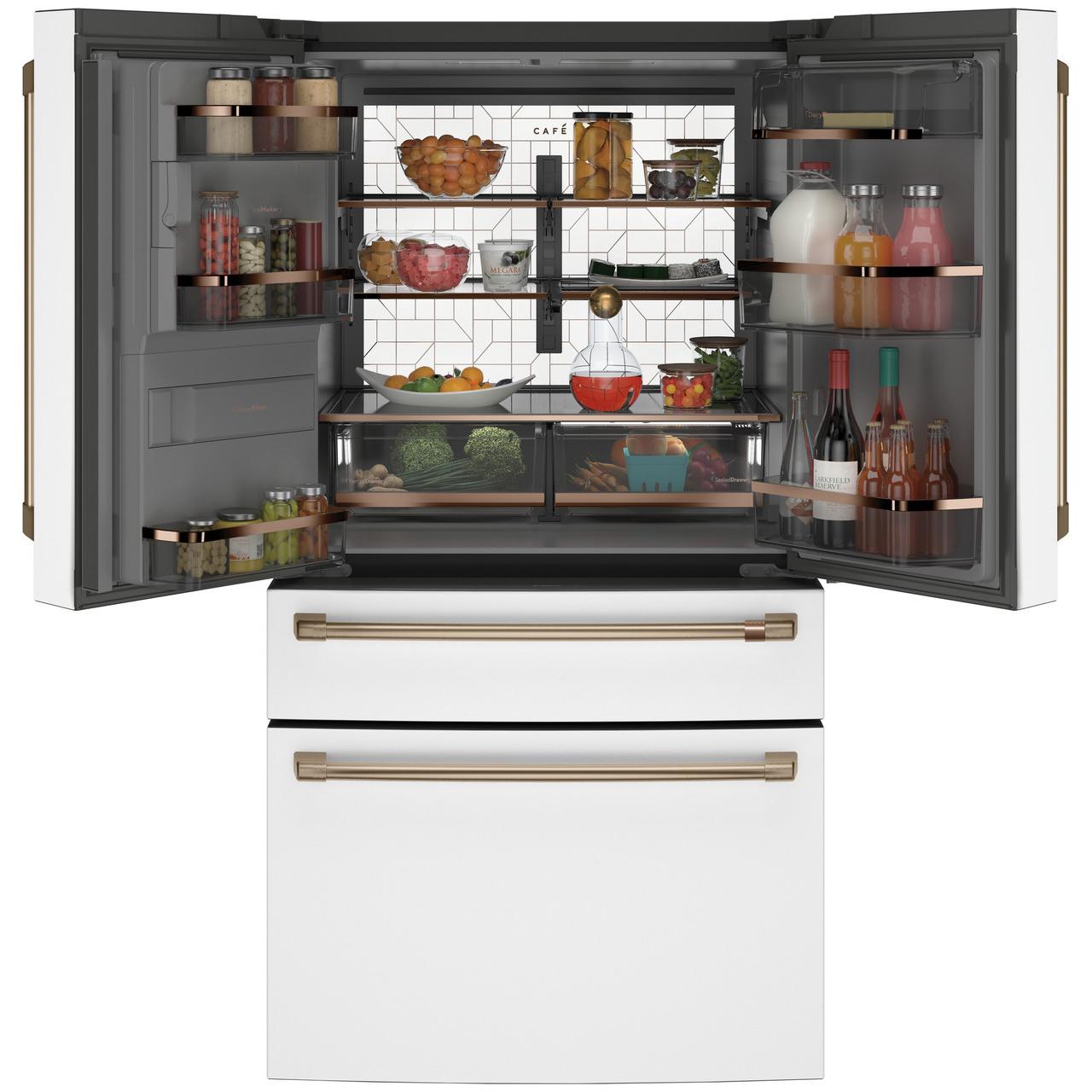  Café 36-inch 27.6 cu. ft. French 4-Door Refrigerator CVE28DP4NW2 IMAGE 3