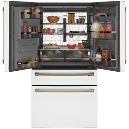  Café 36-inch 27.6 cu. ft. French 4-Door Refrigerator CVE28DP4NW2 IMAGE 3