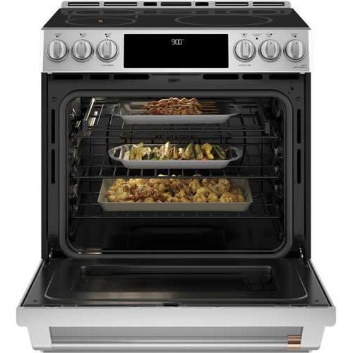  Café 30-inch Slide-in Induction Range with Warming Drawer CHS90XP2MS1 IMAGE 3