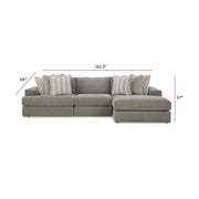 Avaliyah 3-Piece Sectional with Chaise