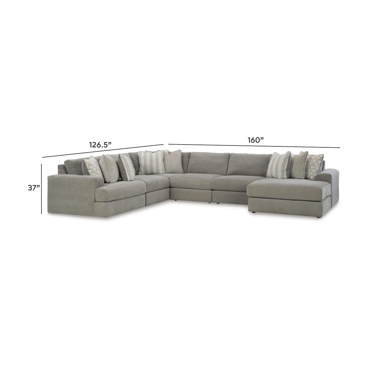 Avaliyah 6-Piece Sectional with Chaise
