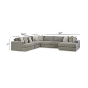 Avaliyah 6-Piece Sectional with Chaise