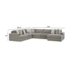 Avaliyah 6-Piece Sectional with Chaise