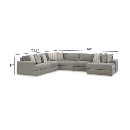 Avaliyah 6-Piece Sectional with Chaise