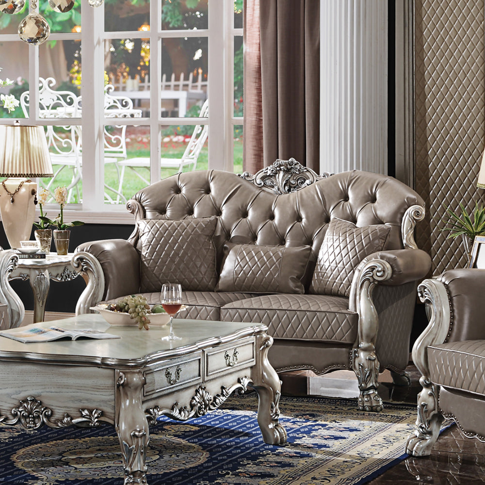 Loveseat Dresden de 180 cm de largo con 3 almohadas