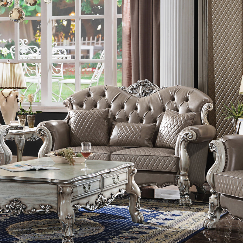 Loveseat Dresden de 180 cm de largo con 3 almohadas