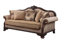 Sofá Chateau De Ville de 89 pulgadas de largo con 5 almohadas