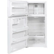  Hotpoint 28-inch, 15.6 cu.ft. Freestanding Top Freezer Refrigerator HPS16BTNLWW IMAGE 3