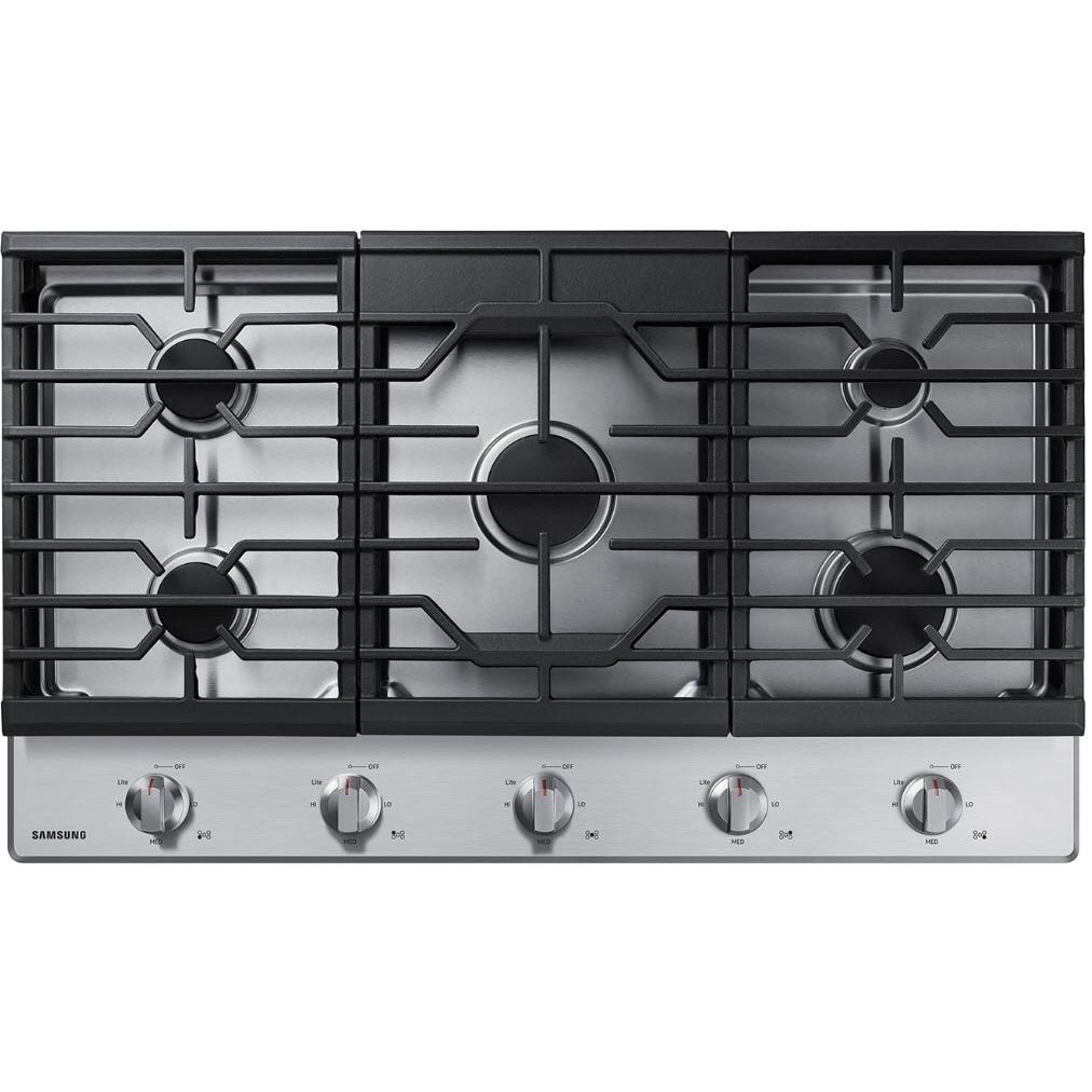  Samsung 36-inch Built-in Gas Cooktop NA36R5310FS/AA IMAGE 1
