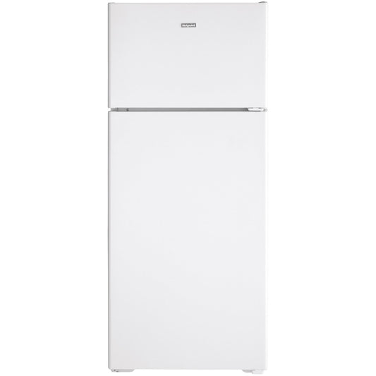  Hotpoint 28-inch, 17.5 cu.ft. Freestanding Top Freezer Refrigerator HPS18BTNRWW IMAGE 1