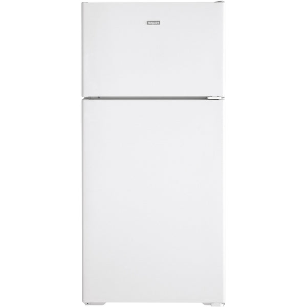 Hotpoint 28-inch, 15.6 cu.ft. Freestanding Top Freezer Refrigerator HPE16BTNRWW